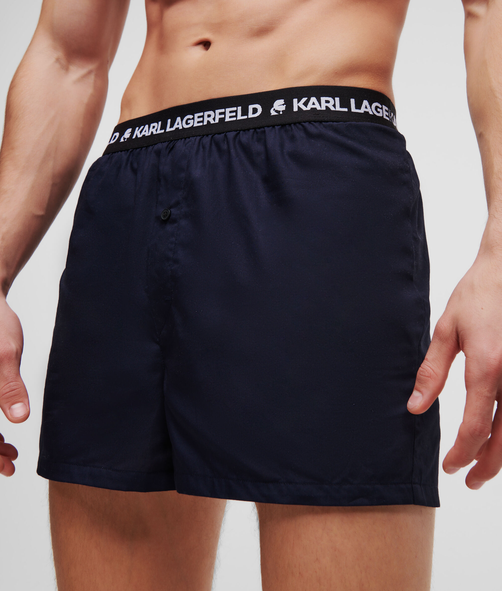 (image for) Top-Level KARL LOGO WOVEN BOXER SHORTS – 3 PACK